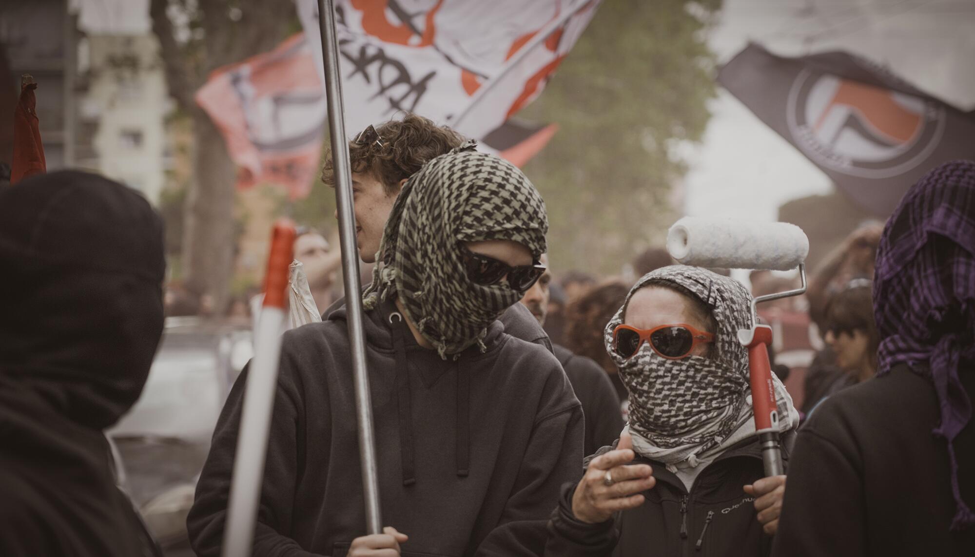 Manifestación antifascista en Roma - 2